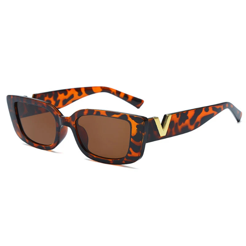 Rechthoekige retro dames zonnebril – Mirella