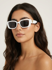 Rechthoekige retro dames zonnebril – Mirella