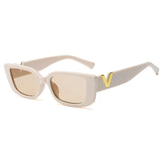 Rechthoekige retro dames zonnebril – Mirella