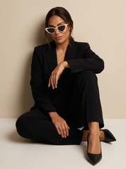 Retro cat eye zonnebril dames – Valentina