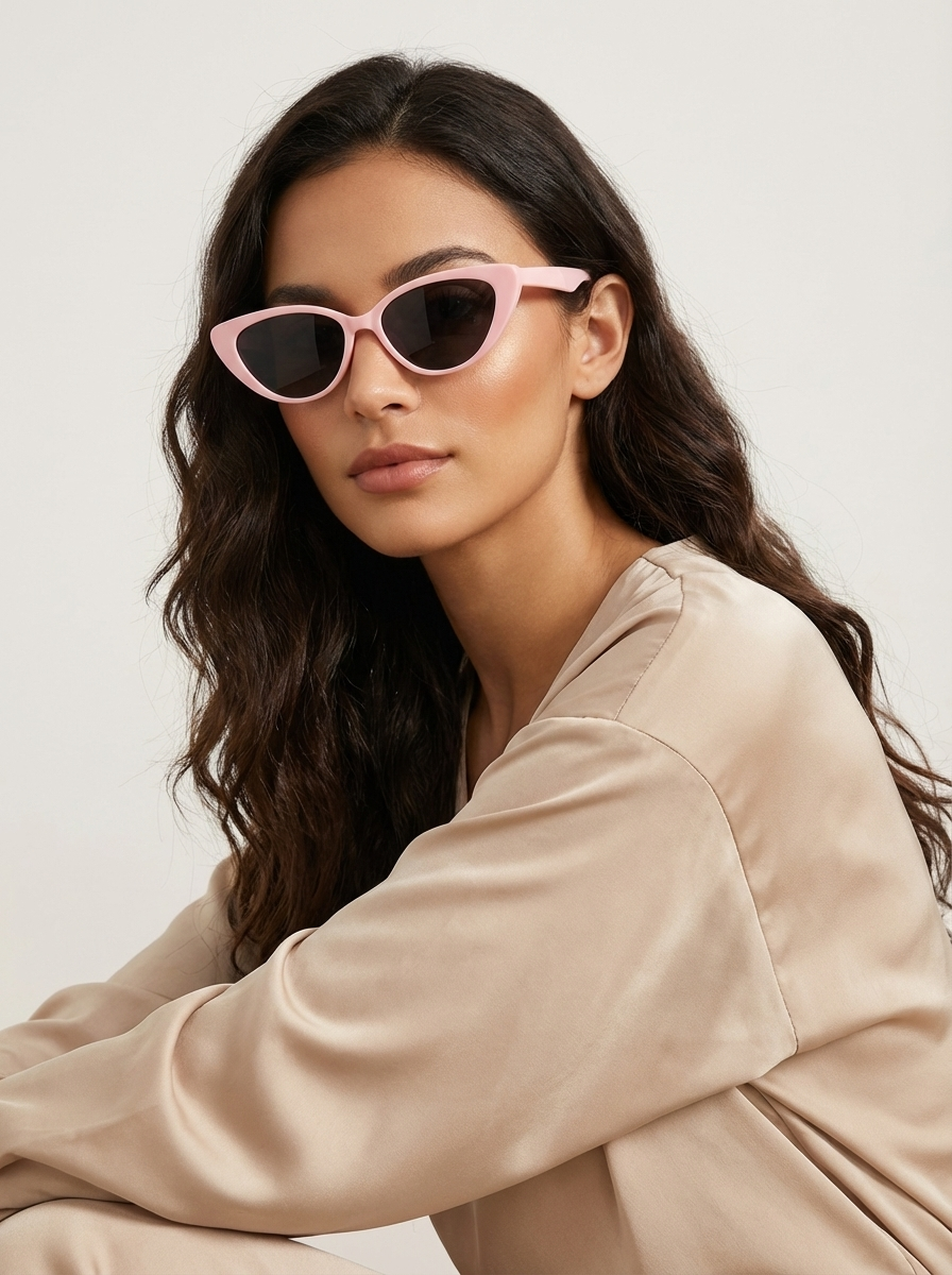 Retro cat eye zonnebril dames – Valentina