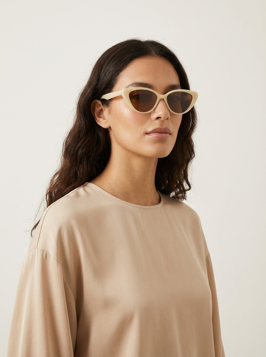 Retro cat eye zonnebril dames – Valentina