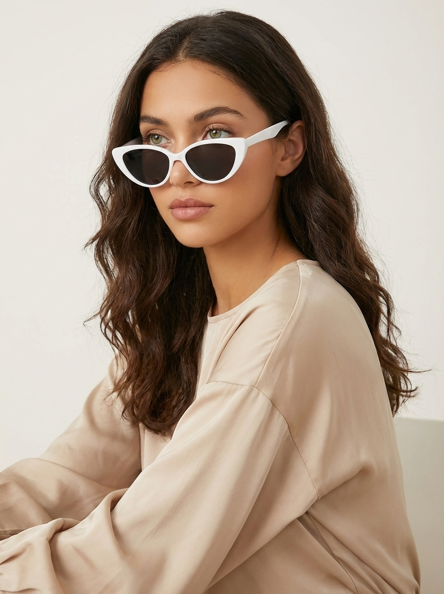 Retro cat eye zonnebril dames – Valentina