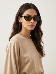Retro cat eye zonnebril dames – Valentina