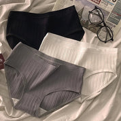 Ribbed katoenen dames slips set – Serene