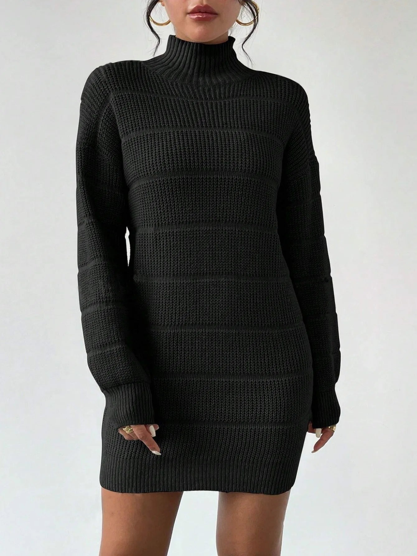 Ribgebreide coljurk – Eveline