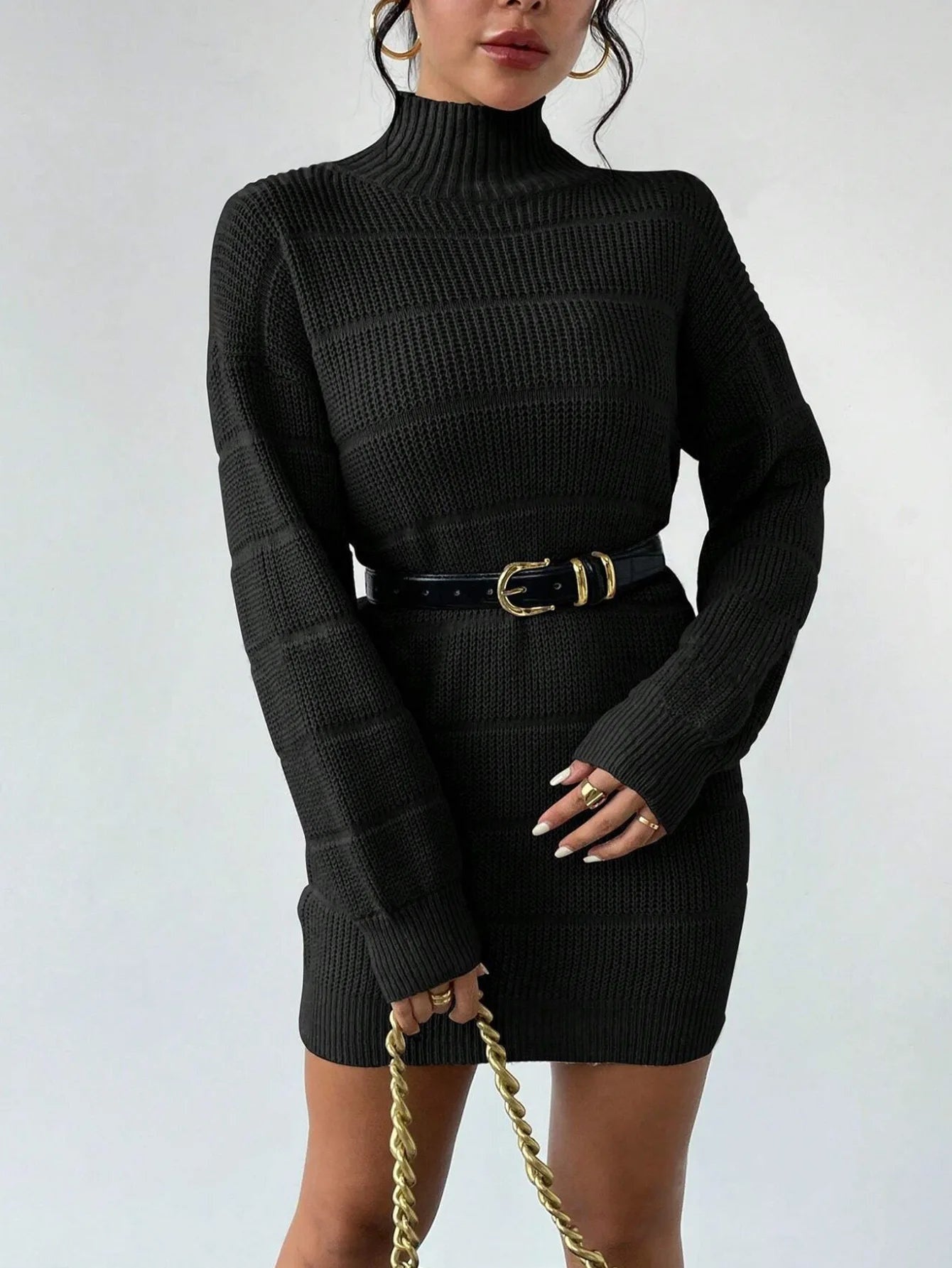 Ribgebreide coljurk – Eveline