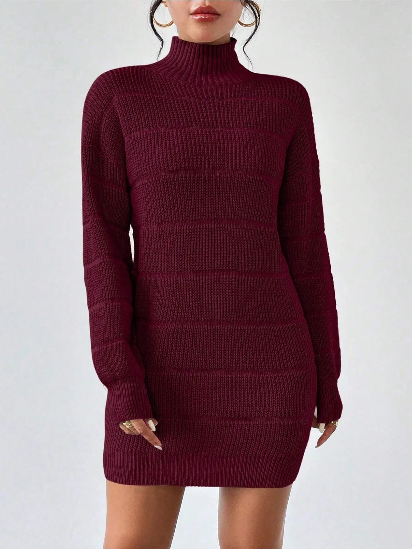 Ribgebreide coljurk – Eveline