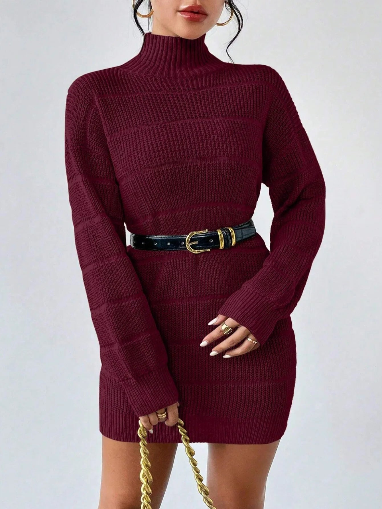 Ribgebreide coljurk – Eveline