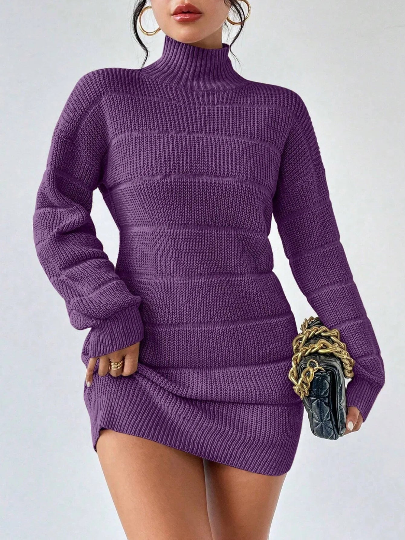 Ribgebreide coljurk – Eveline