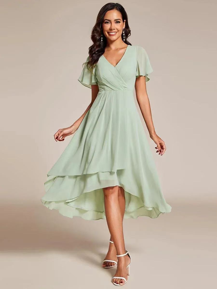 Romantische midi jurk met luxe kant - Kyle