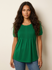 Romantische top met plooidetails - Sophie
