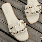 Sandalen met gouden detail – Aurélie