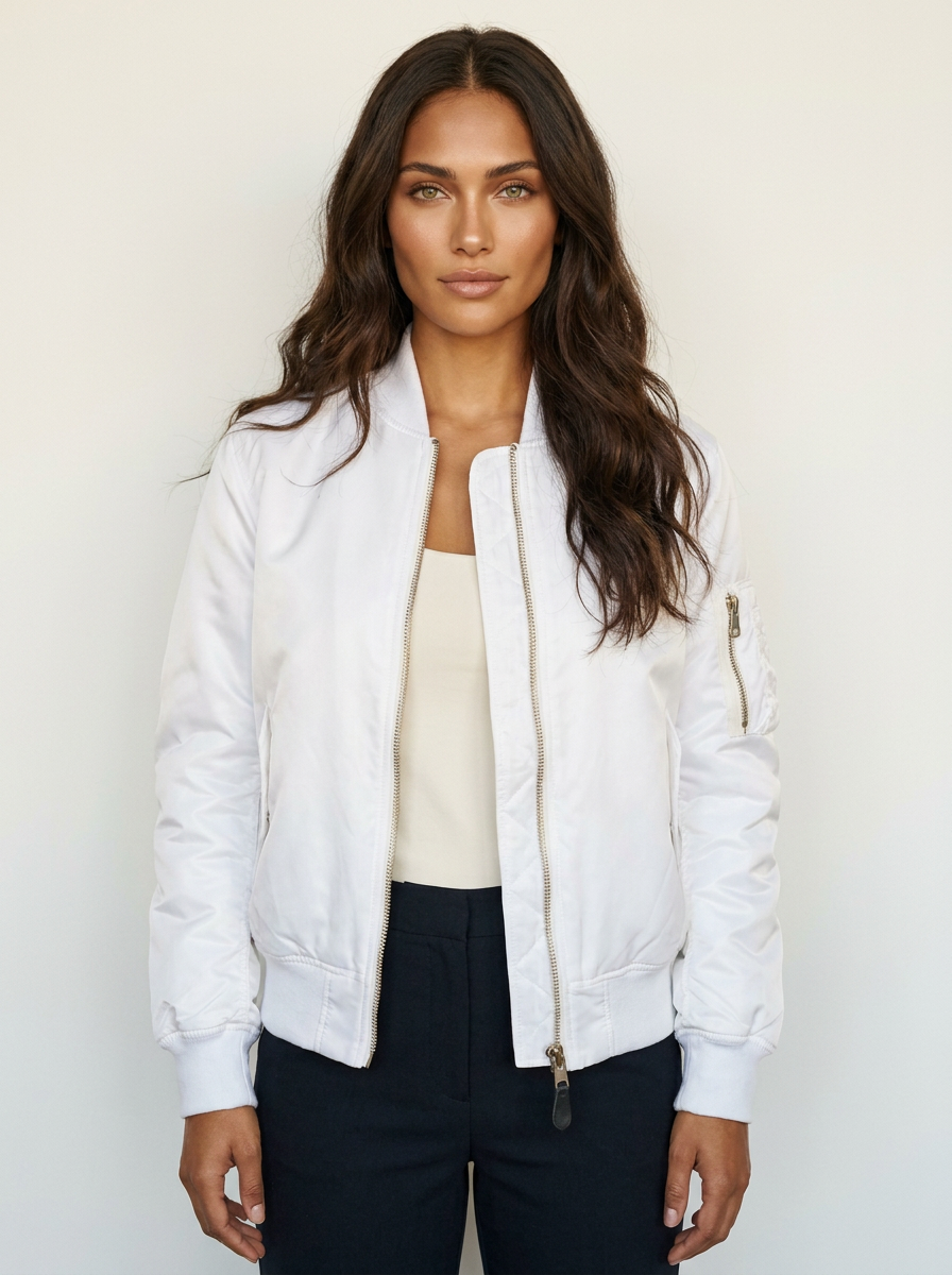 Klassiek bomberjack met utility details - Julia