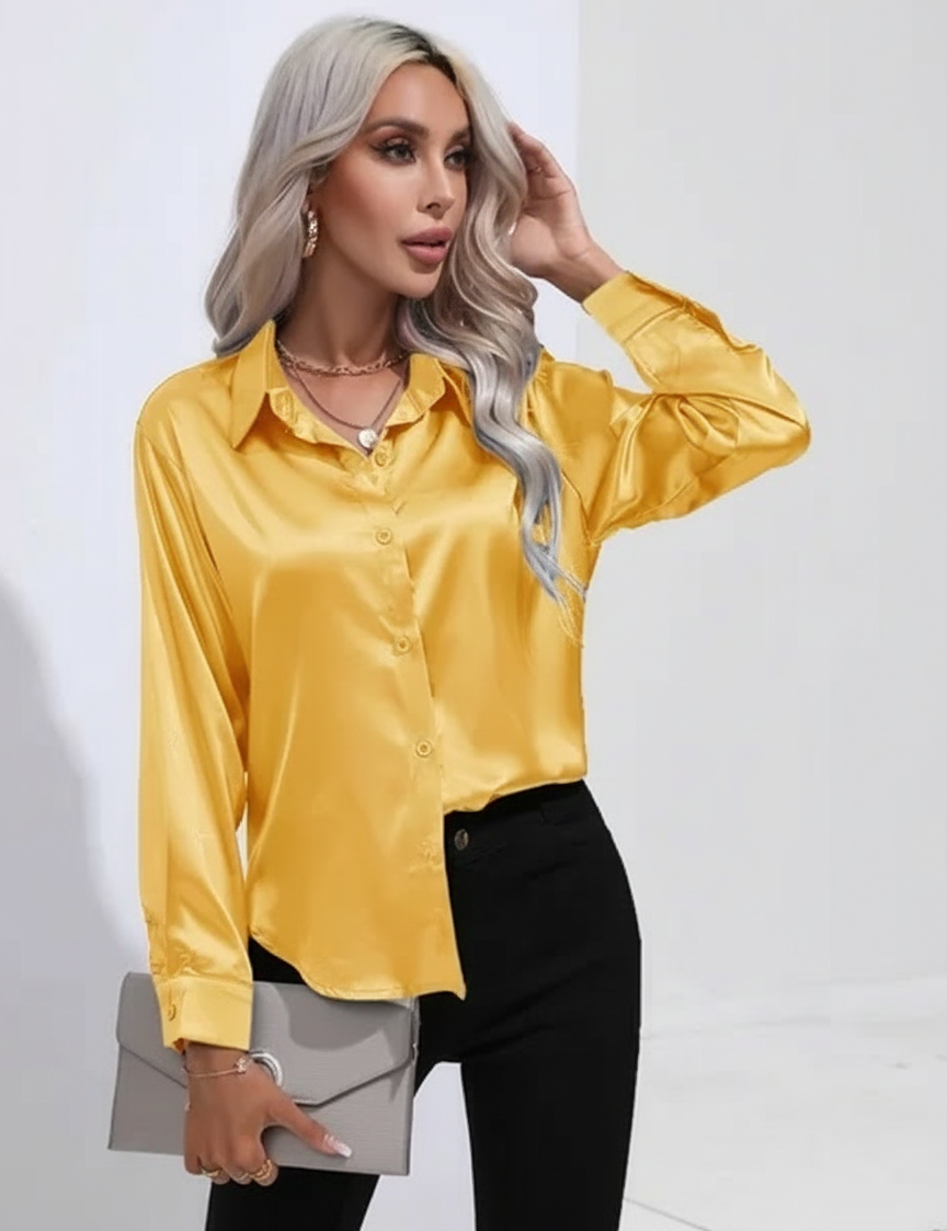 Satin women’s blouse – Valerie