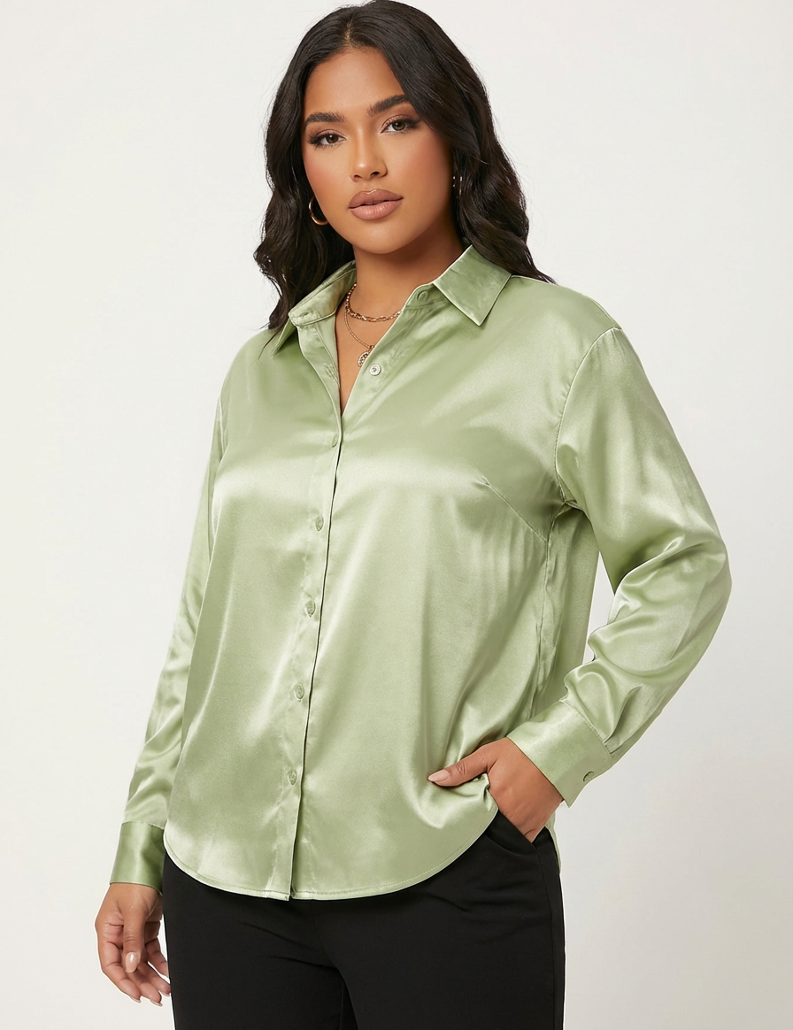Satin women’s blouse – Valerie