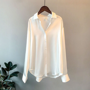 Satijnen dames blouse – Amélie