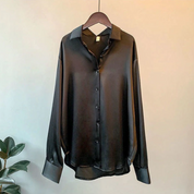 Satijnen dames blouse – Amélie