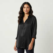 Satijnen dames blouse – Amélie