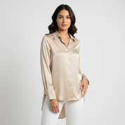 Satijnen dames blouse – Amélie
