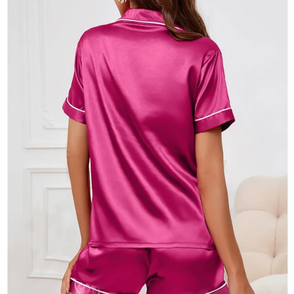 Satijnen dames pyjama set – Elara