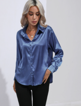 Satin women’s blouse – Lynn