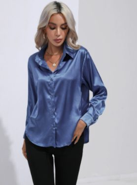 Satin women’s blouse – Lynn