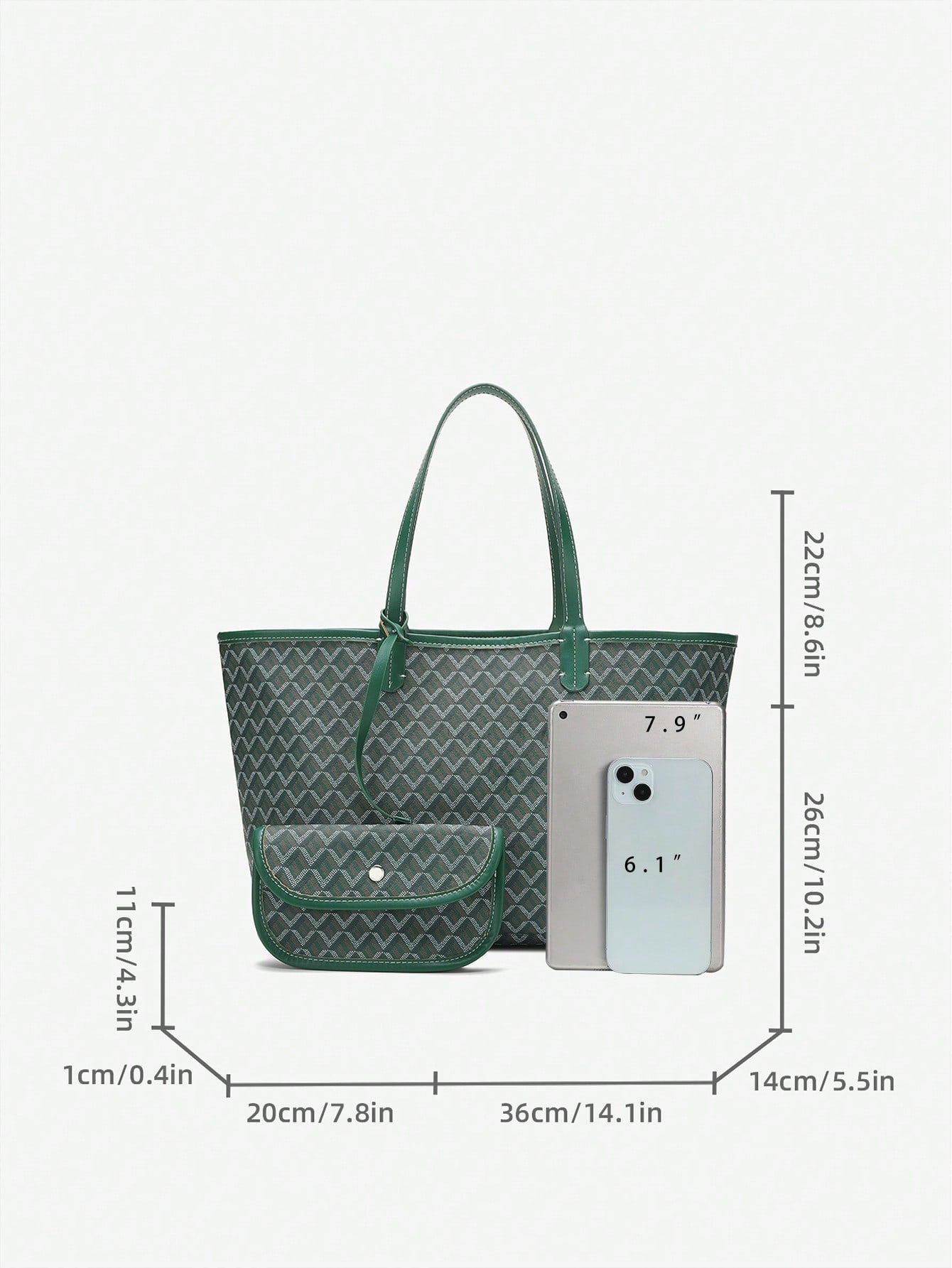 Shopper bag met etui - Sophie