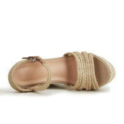 Sleehak sandalen met enkelband – Noéline