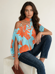 Speelse bedrukte dames top – Livia