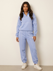 Sportieve lounge set met halve rits - Mila