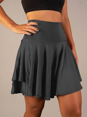 Sportieve skort met hoge taille - Mila
