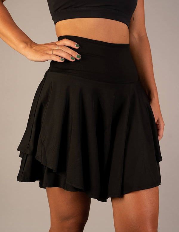 Sporty high-waisted skort - Mila