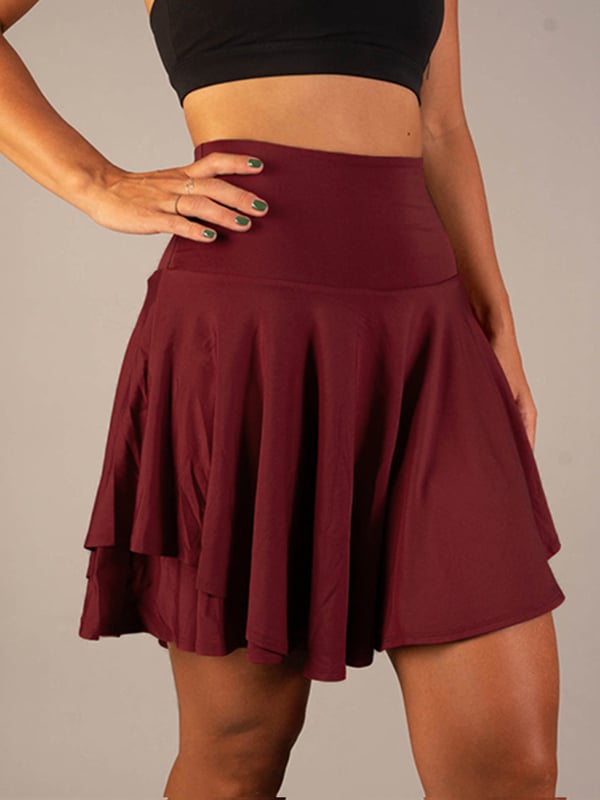 Sportieve skort met hoge taille - Mila