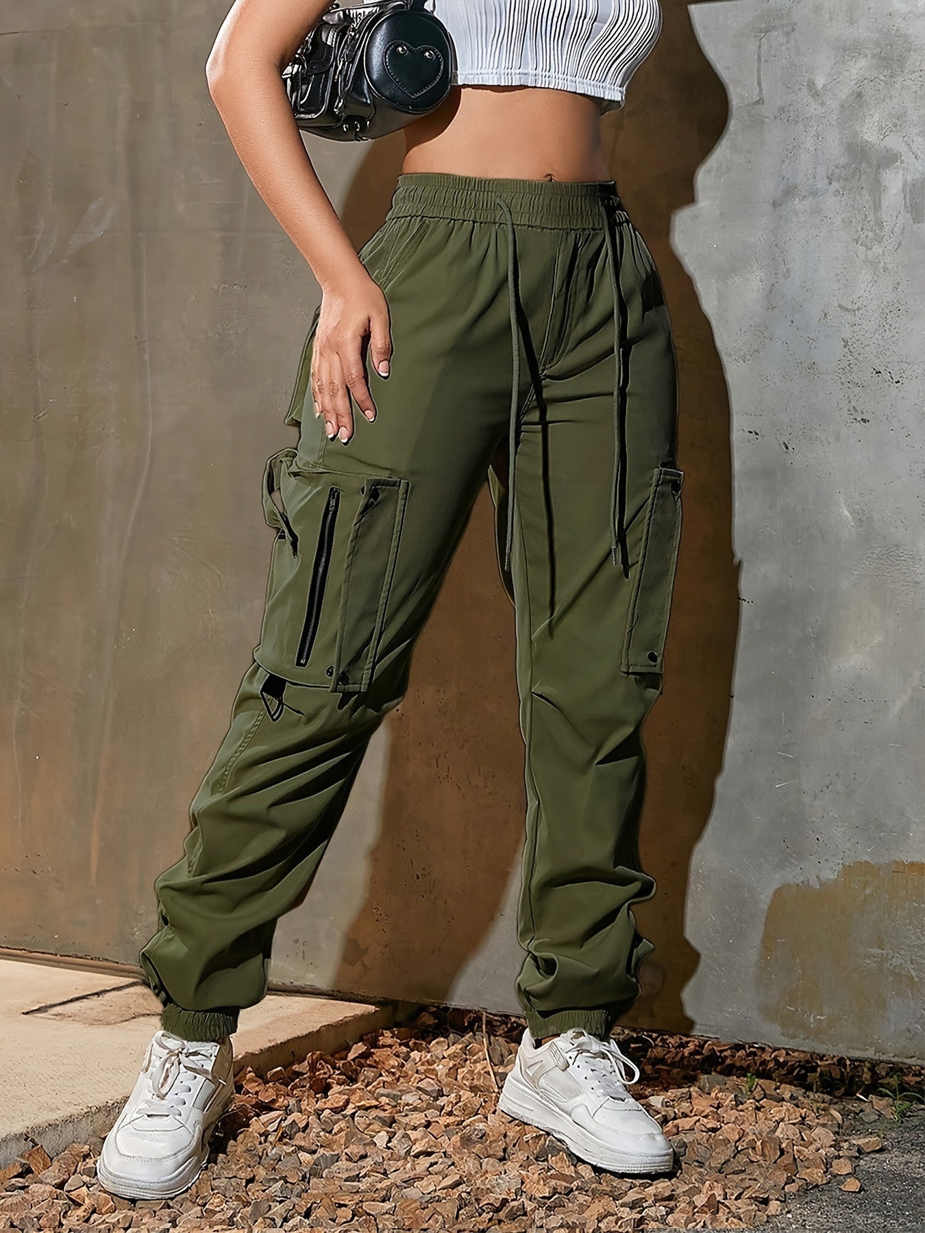 Sportieve cargo jogger dames – Nyra