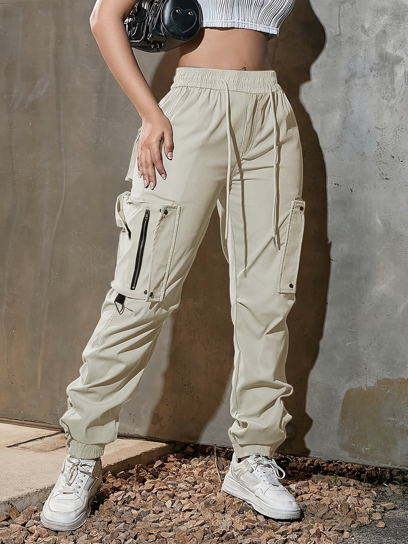 Sportieve cargo jogger dames – Nyra