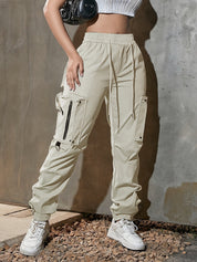 Sportieve cargo jogger dames – Nyra