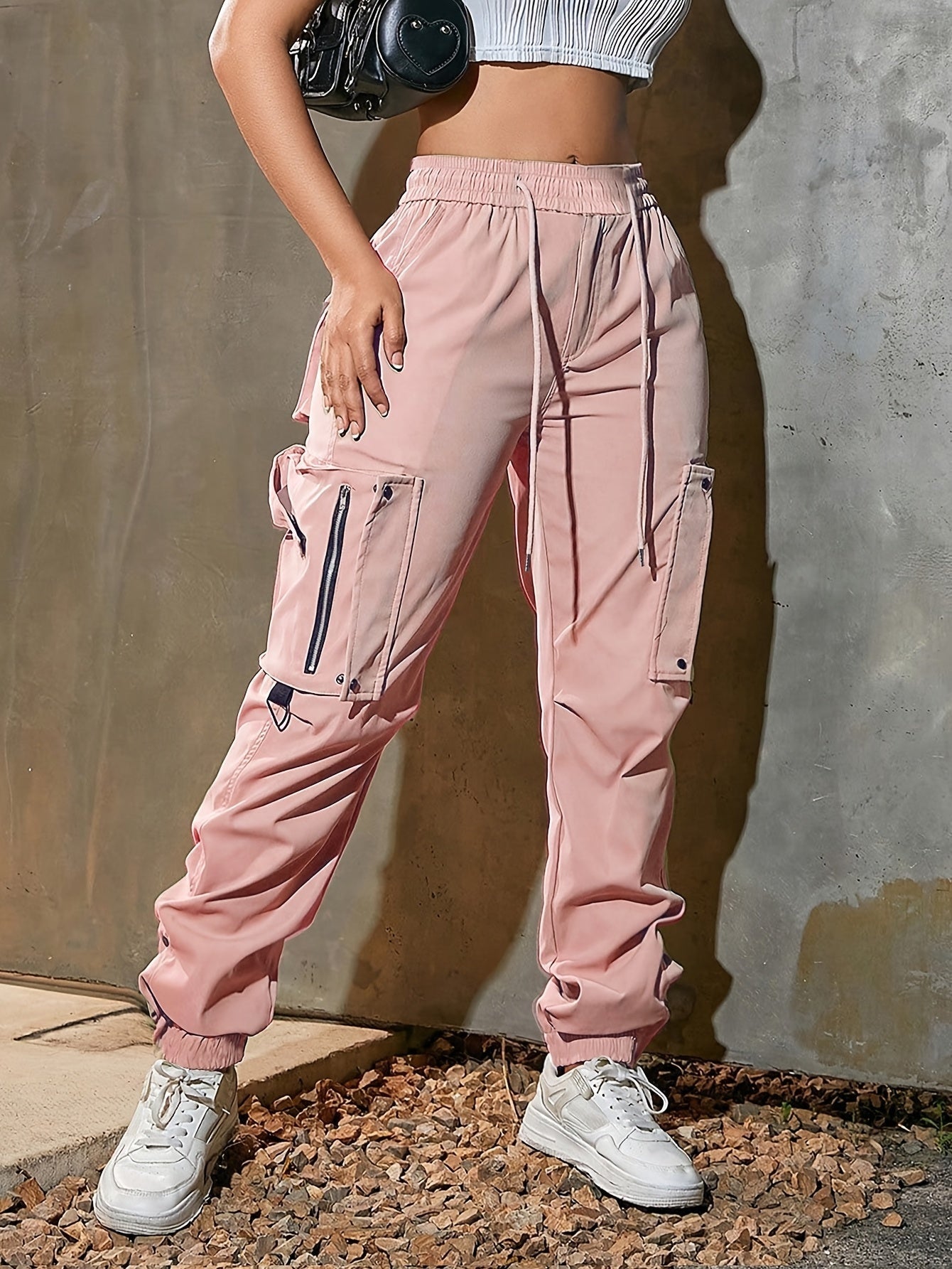 Sportieve cargo jogger dames – Nyra