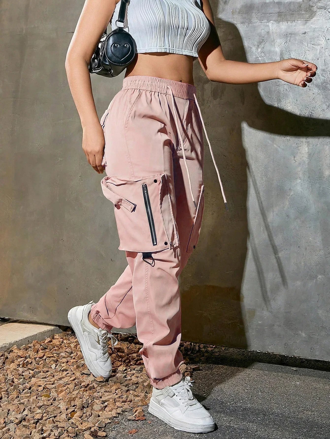 Sportieve cargo jogger dames – Nyra