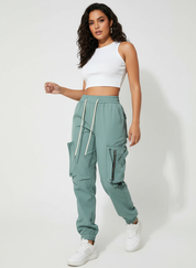 Sportieve cargo jogger dames – Nyra
