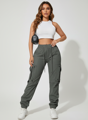 Sportieve cargo jogger dames – Nyra