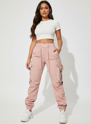 Sportieve cargo jogger dames – Nyra