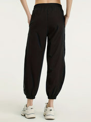 Sportieve dames jogger met mesh details – Evoque