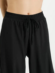 Sportieve dames jogger met mesh details – Evoque