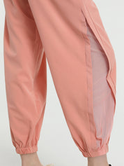 Sportieve dames jogger met mesh details – Evoque