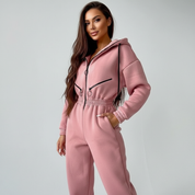 Sportieve zip-up jumpsuit dames – Valencia
