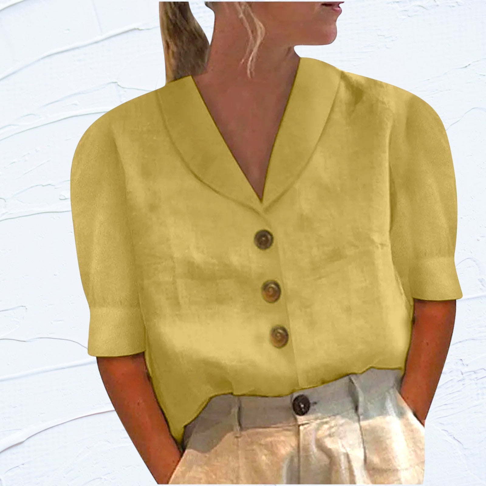 Luchtige blouse met vintage charme - Stephanie