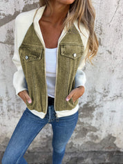 Stijlvol dames jack met denimlook