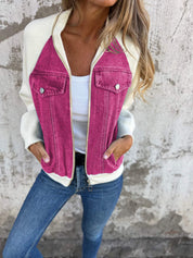 Stijlvol dames jack met denimlook