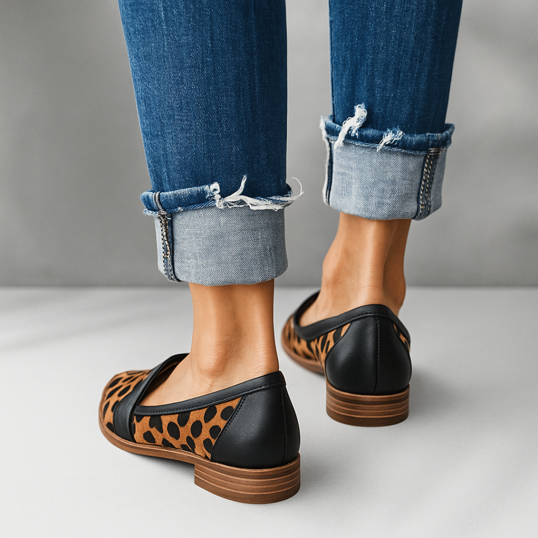 Stijlvolle suède-look dames loafers – Elira